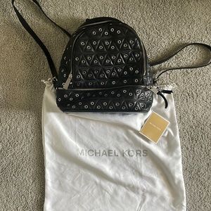Michael Kors Leather Backpack
